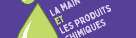 La main et les produits chimiques