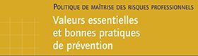 Politique de maîtrise des risques professionnels