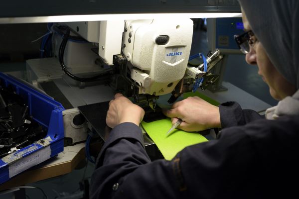 Machine à coudre dans l’industrie textile