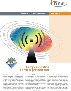 La réglementation en milieu professionnel