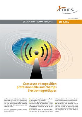 Grossesse et exposition professionnelle aux champs électromagnétiques