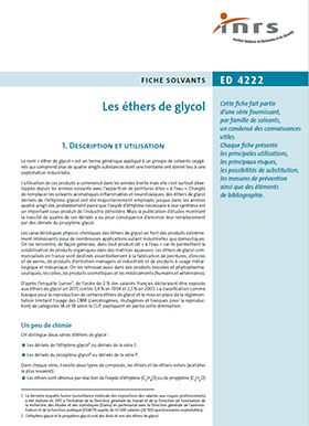Les éthers de glycol
