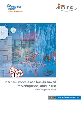 Incendie et explosion lors du travail mécanique de l\'aluminium