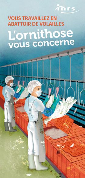 Vous travaillez en abattoir de volailles. L\'ornithose vous concerne
