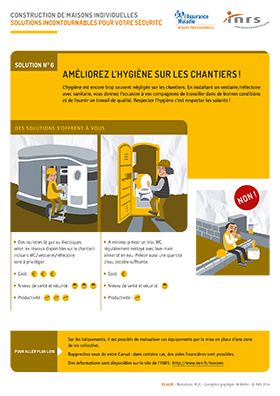 Construction de maisons individuelles. Solutions incontournables pour votre sécurité. Améliorez l\'hygiène sur les chantiers !