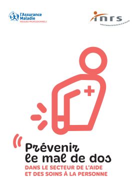 Prévenir le mal de dos dans le secteur de l\'aide et des soins à la personne
