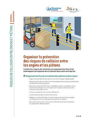 Organiser la prévention des risques de collision entre les engins et les piétons