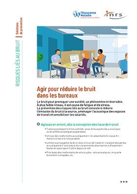 Agir pour réduire le bruit dans les bureaux