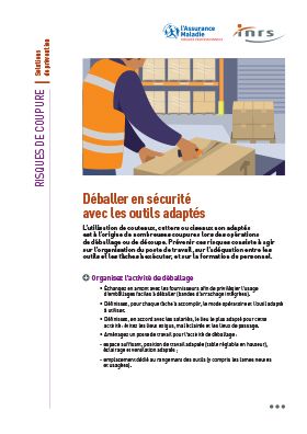 Déballer en sécurité avec les outils adaptés