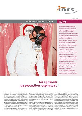 Les appareils de protection respiratoire