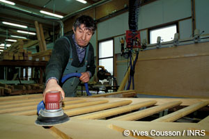 &Eacute;quipement de protection collective dans le travail sur le bois