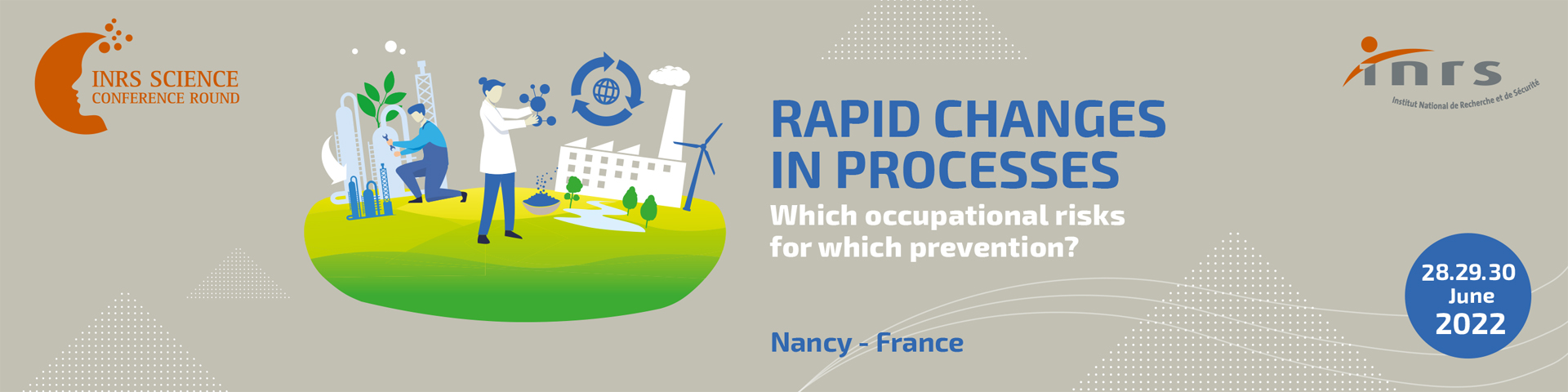 Visuel Conference Rapide changes in processes